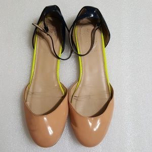 🎈J.CREW🎈women's D'Orsay Flat ankle straps